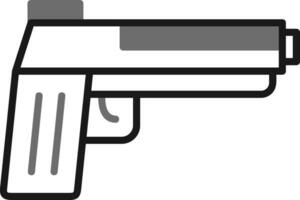 icono de vector de pistola