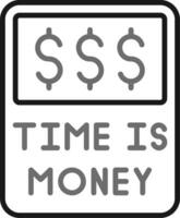 Time Is Money Vector Icon