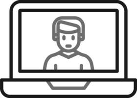 Video Conference Vector Icon