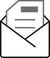 icono de vector de correo electrónico