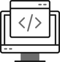 Monitor Vector Icon