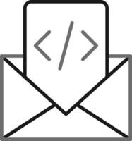 icono de vector de correo electrónico