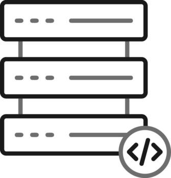 icono de vector de base de datos