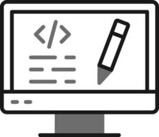 Edit Code Vector Icon