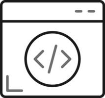 icono de vector de programación web