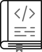 Coding Book Vector Icon