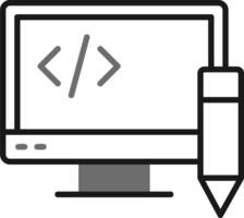 Edit Code Vector Icon