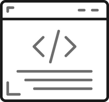 Web Programming Vector Icon