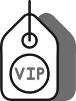 VIP oferta vector icono