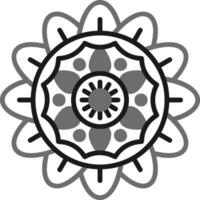 icono de vector de mandala