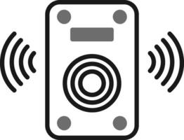 icono de vector de altavoz