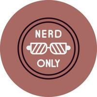 Nerd Only Vector Icon