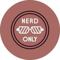 Nerd Only Vector Icon