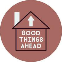 Good Things Ahead Vector Icon