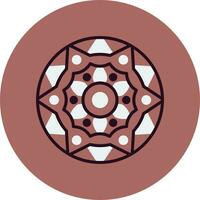 icono de vector de mandala