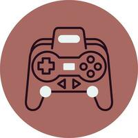 icono de vector de controlador de juego