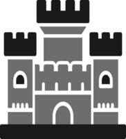 icono de vector de castillo