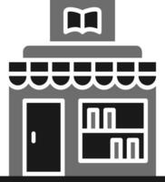 librería vector icono