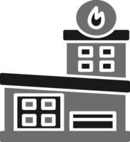 Fire Station Vector Icon