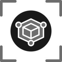 icono de vector de código qr