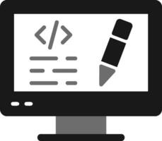 Edit Code Vector Icon