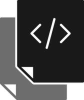icono de vector de código