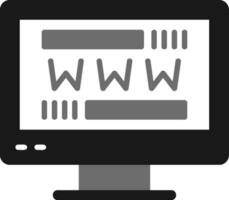 icono de vector de sitio web