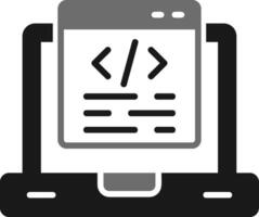 icono de vector de programación