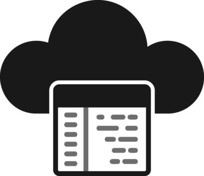 icono de vector de lenguaje de programación