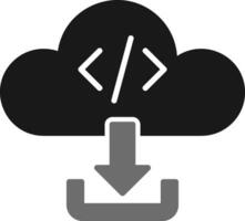 Cloud Download Vector Icon