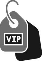 VIP oferta vector icono