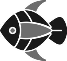 icono de vector de pescado