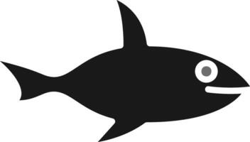 icono de vector de tiburón
