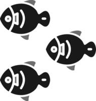 peces vector icono