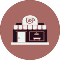 icono de vector de cafetería