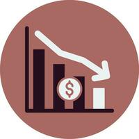 Economic Crisis Vector Icon