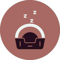 pet bed Vector Icon