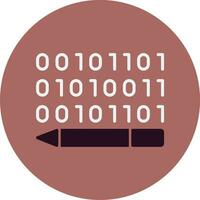 Binary Code Vector Icon