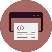 icono de vector html