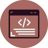 Web Programming Vector Icon