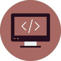 Web Coding Vector Icon