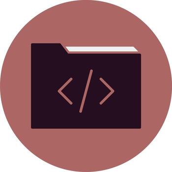 icono de vector de carpeta