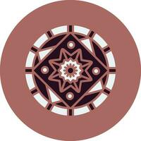 icono de vector de mandala