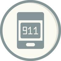911 Call Vector Icon