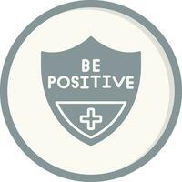 Be Positive Vector Icon