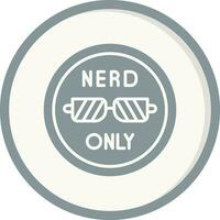 Nerd Only Vector Icon