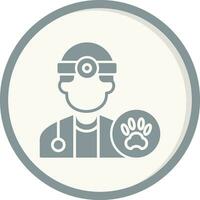 veterinario vector icono