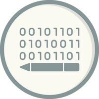 Binary Code Vector Icon