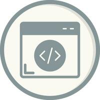 icono de vector de programación web