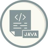 icono de vector de java